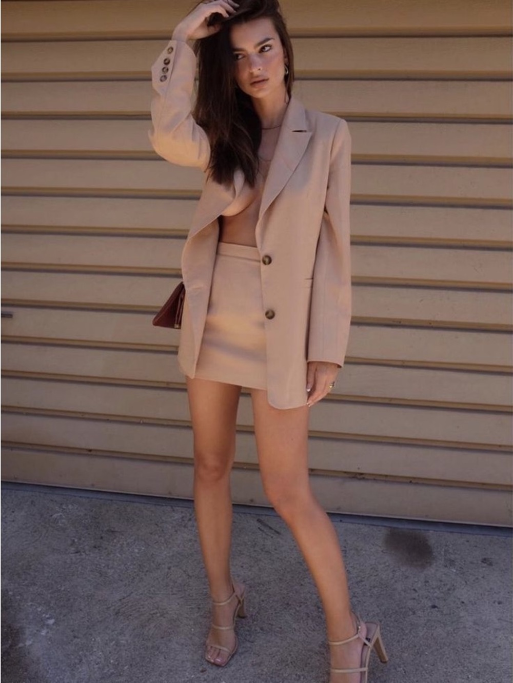 INAMORATA Beige Skirt Suit